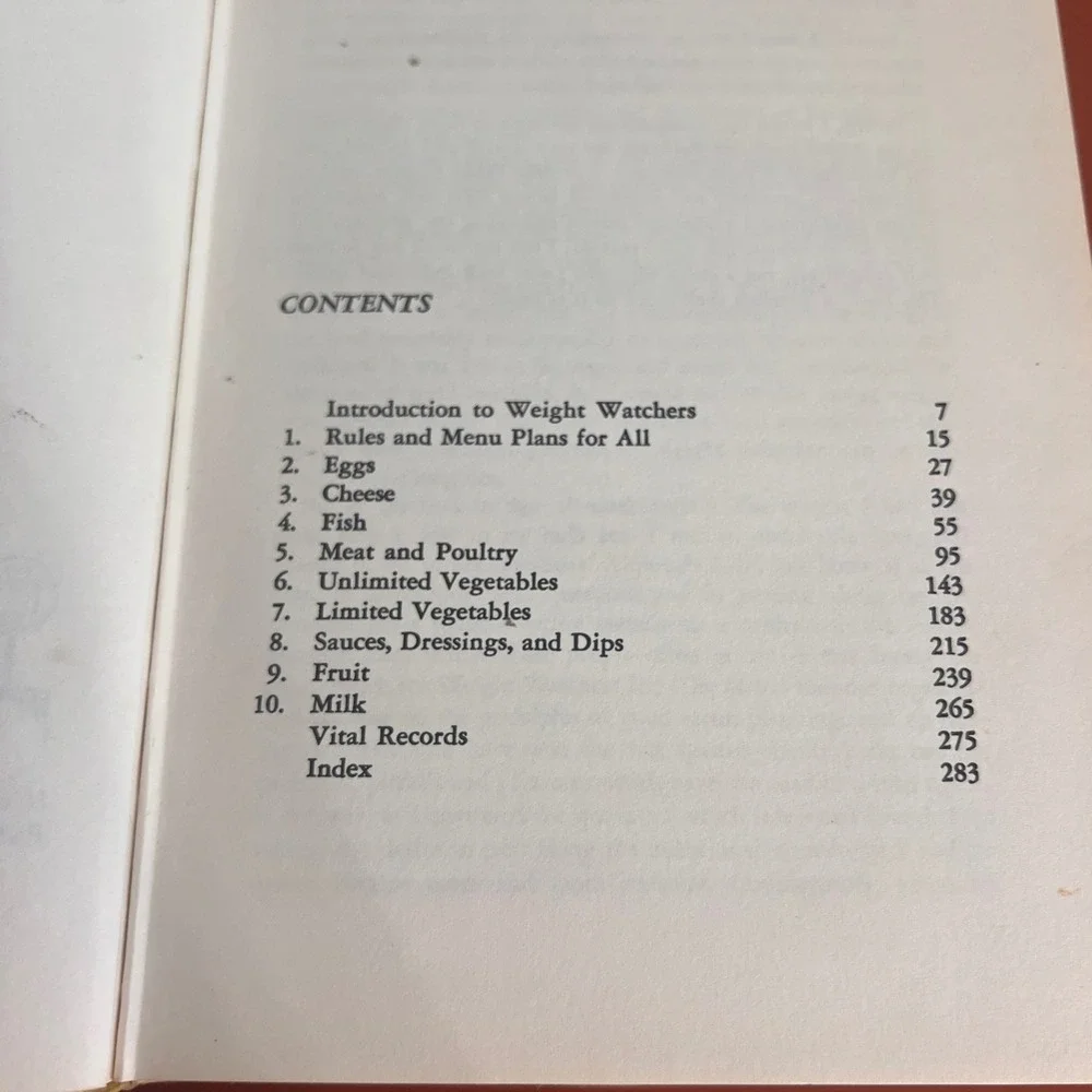 Vintage 1966 Weight Watchers Cook Book Jean Nidetch Hardcover 550 Recipes Retro